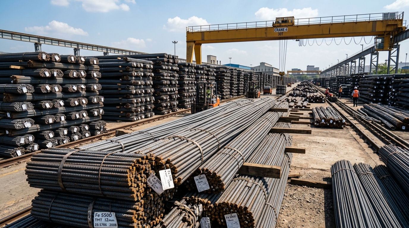 Mild Steel & Epoxy Dowel Bars (IRC 58 / MORTH) ready inventory in central stockyard - dowelbar.in